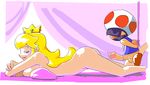  blonde_hair breasts lying minus8 nintendo nude princess_peach super_mario_bros toad torture uncensored 