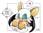  breasts fellatio furry large_breasts lick licking oral paizuri penis rouge_the_bat sonic_the_hedgehog 