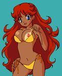  artist_request bikini dark_skin lowres mario_(series) nintendo nude princess_daisy super_mario_bros super_mario_bros. super_mario_land swimsuit tan tanline 