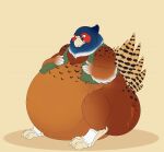  2017 3_toes 5_fingers anthro anuvia avian beak belly big_belly biped bird black_body black_eyebrows black_feathers blue_body blue_feathers brown_body brown_feathers claws clenched_teeth clothed clothing common_pheasant digital_media_(artwork) digitigrade eyebrows faisan_(foxcall) feathered_wings feathers feet fingers front_view galliform holding_clothing holding_object huge_hips huge_thighs hyper hyper_belly male morbidly_obese morbidly_obese_anthro morbidly_obese_male multicolored_body multicolored_feathers obese obese_anthro obese_male overweight overweight_anthro overweight_male partially_clothed phasianid phasianus red_body red_feathers scutes shaded shadow solo story story_in_description tail_feathers tan_beak tan_body tan_claws tan_feathers teeth thick_thighs tight_clothing tight_topwear tight_vest toe_claws toes topwear weight_gain white_body white_feathers wide_hips winged_arms wings yellow_eyes 