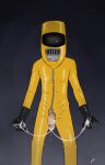  big_penis bodily_fluids cum cum_on_hand cum_on_penis genital_fluids genitals hazmat hazmat_suit hi_res human human_only male mammal masturbation not_furry penis silas_blackwing solo thick_penis unzipped 