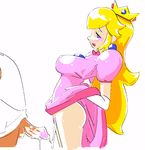  blonde_hair blush cum minus8 nintendo penis princess_peach super_mario_bros uncensored 