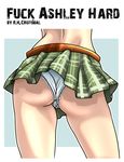  ashley_graham ass english highres panties resident_evil resident_evil_4 skirt solo underwear 