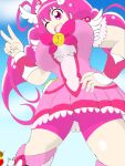  cure_happy giant giantess oddgainname precure smile_precure! 