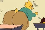  alphys ambiguous_gender anthro anthro_focus bent_over big_breasts big_butt bodily_fluids bottomwear breasts brown_hair buckteeth butt butt_focus classroom clothed clothing deltarune desk dialogue duo english_text eyewear female female_focus freckles fully_clothed furniture glasses hair huge_breasts huge_butt huge_thighs human inside kris_(deltarune) lizard looking_at_another mammal narrowed_eyes non-mammal_breasts oblivious offscreen_character open_mouth pants public rear_view reptile roccorox scales scalie school school_desk shirt short_tail signature sleeping solo_focus sound_effects sweat table teeth text thick_tail thick_thighs three-quarter_view tight_bottomwear tight_clothing tight_pants topwear undertale_(series) video_games voluptuous_female wide_hips yellow_body yellow_scales yellow_skin zzz 