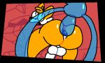  anal anal_penetration animated anthro balls big_butt butt canid canine chaos_(sonic) duo fox genitals male male/male mammal miles_prower penetration sega sonic_adventure sonic_the_hedgehog_(series) superiorfoxdafox water 