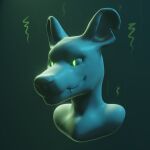  3d_(artwork) anthro bust_portrait digital_media_(artwork) fylk hi_res male mammal marsupial max_teare_(artist) mouse murid murine phalangeriform portrait pupils rodent sculpture_(artwork) slit_pupils smelly solo stink_lines teeth toothy_grin traditional_media_(artwork) 