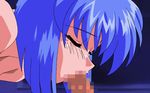  animated animated_gif blue_hair blush censored eyes_closed fellatio forced gif lilia lilia_milcrabe oral penis short_hair tears topless viper viper_f40 