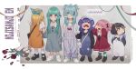  6+girls black_hair blue_eyes blue_hair bow child closed_eyes crying elira_pendora finana_ryugu full_body gradient_hair green_hair hair_bow hair_ornament hair_over_one_eye hair_ribbon hairclip heterochromia highres kamameshi_gougoumaru lazulight long_hair multicolored_hair multiple_girls nijisanji nijisanji_en obsydia_(nijisanji) open_mouth petra_gurin pink_hair pomu_rainpuff purple_eyes purple_hair ribbon rosemi_lovelock selen_tatsuki short_hair virtual_youtuber wavy_mouth younger 