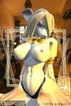  3d_(artwork) anthro big_breasts black_clothing black_lingerie breasts burmecian clothed clothing digital_media_(artwork) eyes_closed female final_fantasy final_fantasy_ix freya_crescent fur hair hi_res lingerie mammal murid murine neonluv nipples partially_clothed rat rodent solo source_filmmaker square_enix video_games watermark white_body white_fur white_hair 