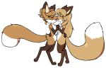 2d_(artwork) 4chan alpha_channel anonymous_artist anthro averi_(fiddleafox) big_tail blush bodily_fluids brown_body brown_fur butt butt_grab canid canine curvy_figure digital_media_(artwork) dripping duo eyes_closed female female/female female_focus fluffy fluffy_tail fox fur grip hand_holding hand_on_butt huge_tail kissing mammal pawpads saliva saliva_drip selfcest simple_background square_crossover tail transparent_background unknown_artist