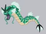  2019 alternate_species cartoon_network crossover digital_media_(artwork) gyarados hi_res itoruna malachite_(steven_universe) nintendo pok&eacute;mon pok&eacute;mon_(species) steven_universe video_games 