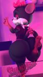 18+_adults_only_sign 3d_(artwork) anthro big_butt butt chinchilla chinchillid digital_media_(artwork) gaia hi_res male male/male mammal rodent shinya shinyagaia solo source_filmmaker stretching thick_thighs