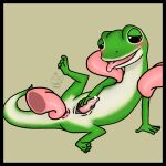  1:1 anal blush bodily_fluids cum day_gecko digital_drawing_(artwork) digital_media_(artwork) disembodied_tongue erection fingers gecko geico geico_gecko genital_fluids genitals green_body hi_res licking lizard madagascar_giant_day_gecko male mascot muffinlewds multicolored_body nipple_fetish nipple_lick nipple_play nipples nude offscreen_character open_mouth oral penile penis reptile rimming scalie sex smile solo spread_legs spreading tongue tongue_out 