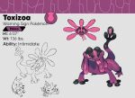  ambiguous_gender english_text fakemon feral forked_tongue pink_eyes pink_tongue purple_body quadruped scalie solo stellanova tail text tongue tongue_out 