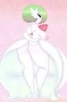  anthro big_breasts big_butt bottomwear breasts butt clothed clothing clothing_lift dress female game_freak gardevoir generation_3_pokemon generation_6_pokemon hi_res looking_back mega_evolution mega_gardevoir nintendo nude pokemon pokemon_(species) rear_view skirt skirt_lift solo unknown_artist wide_hips 
