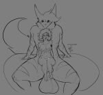  abdominal_bulge ahegao ambiguous_fluids ambiguous_gender anthro balls belly belly_expansion big_balls big_body big_penis black_sclera bodily_fluids breasts canid canine canis cum cum_inside demon doggasaurio duo expansion feet female female/female genital_fluids genitals gynomorph hi_res human humanoid intersex intersex/female knot_sitting looking_pleasured male male/female mammal neck_tuft penetration penis saliva sitting_on_pillow size_difference sketch smile sweat tail thighs tongue tongue_out tuft vaginal vaginal_fluids vaginal_penetration wolf yellow_eyes 