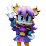  3d_(artwork) archie_comics breasts clothed clothing digital_media_(artwork) female fur gloves hair handwear herpestid hi_res looking_at_viewer mammal mina_mongoose mongoose open_mouth piercing purple_hair rotalice2 sega smile solo sonic_the_hedgehog_(archie) sonic_the_hedgehog_(comics) sonic_the_hedgehog_(series) 
