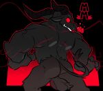  anthro backsack balls black_body black_fur black_horn bovid butt caprine caprine_demon demon fur genitals goat goat_demon horn male mammal muscular muscular_anthro muscular_male nude rear_view red_eyes satan_(tboi) solo the_binding_of_isaac_(series) torquewintress video_games 