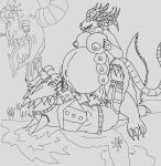  anthro bone breasts demon duo female hi_res horn lizardman male male/female mammal multi_breast pauliusthemad pregnant reptile rodent saurus scalie sex skaven skull vwpologt warhammer_(franchise) warhammer_age_of_sigmar warhammer_fantasy 