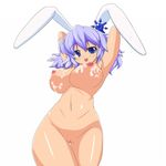  animal_ears bad_id bad_pixiv_id bunny_ears chuuten_(clam_chowder) cum cum_on_body cum_on_upper_body merlin_prismriver nipples nude solo touhou 