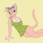  aggressive_retsuko anthro big_breasts breasts clawgrove cougar felid feline female hi_res mammal pinup pose puko_(aggretsuko) sanrio solo 