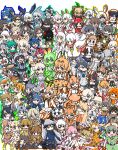  6+girls aardwolf_(kemono_friends) african_elephant_(kemono_friends) african_forest_elephant_(kemono_friends) african_rock_python_(kemono_friends) alpaca_ears alpaca_huacaya_(kemono_friends) alpaca_suri_(kemono_friends) animal_ear_fluff animal_ears animal_print antlers apron arabian_oryx_(kemono_friends) armadillo_ears armor armored_boots armored_dress arms_behind_head atlantic_puffin_(kemono_friends) aye-aye_(kemono_friends) bactrian_camel_(kemono_friends) bald_eagle_(kemono_friends) barbary_lion_(kemono_friends) bearded_seal_(kemono_friends) beige_headwear beige_legwear beige_shirt bell belt belt_buckle bird_girl black_eyes black_footwear black_gloves black_hair black_legwear black_necktie black_rhinoceros_(kemono_friends) black_sailor_collar black_skirt black_wings blonde_hair blowhole blue_bow blue_eyes blue_hair blue_jacket blue_sailor_collar blue_skirt blue_whale_(kemono_friends) blush book boots bow bowtie breast_pocket breasts brown_bear_(kemono_friends) brown_eyes brown_hair brown_necktie brown_scarf buckle caracal_(kemono_friends) caracal_ears cellien_(kemono_friends) cellval chinese_white_dolphin_(kemono_friends) cleavage closed_mouth collared_shirt commentary_request common_bottlenose_dolphin_(kemono_friends) common_dolphin_(kemono_friends) common_raccoon_(kemono_friends) crossed_arms dark-skinned_female dark_skin darwin&#039;s_finch_(kemono_friends) dromedary_(kemono_friends) elbow_gloves elephant_ears elephant_girl emu_(kemono_friends) epaulettes eurasian_eagle_owl_(kemono_friends) everyone extra_ears eyebrows_visible_through_hair ezo_red_fox_(kemono_friends) fang feathered_wings fennec_(kemono_friends) fingerless_gloves flower footwear_bow fox_ears fox_tail frown fur_trim gazelle_ears gazelle_horns ghost_in_the_shell giant_armadillo_(kemono_friends) giant_panda_(kemono_friends) giant_pangolin_(kemono_friends) glasses gloves glowing glowing_eyes golden_lion_tamarin_(kemono_friends) golden_snub-nosed_monkey_(kemono_friends) golden_tabby_tiger_(kemono_friends) green_bow green_eyes green_hair grey_gloves grey_hair grey_legwear grey_shirt grey_wolf_(kemono_friends) guanaco_(kemono_friends) hair_between_eyes hair_bow hair_flower hair_ornament hair_over_one_eye hair_tie hand_on_own_chin hands_in_pockets hat hat_ornament head_wings heterochromia high_heels highres hippopotamus_(kemono_friends) hippopotamus_ears holding holding_book holding_stick hood hoodie horns indri_(kemono_friends) italian_wolf_(kemono_friends) jacket japanese_crested_ibis_(kemono_friends) japanese_giant_salamander_(kemono_friends) japanese_otter_(kemono_friends) japanese_wolf_(kemono_friends) jinmen-gyo_(kemono_friends) kemono_friends keroro keroro_gunsou kneeling koala_(kemono_friends) kyuubi_(kemono_friends) light_brown_hair lion_(kemono_friends) lion_ears lion_tail lying maltese_tiger_(kemono_friends) margay_(kemono_friends) margay_print mexico_salamander_(kemono_friends) military military_uniform monkey_girl moose_(kemono_friends) moose_ears moose_girl mountain_hare_(kemono_friends) multicolored_hair multiple_girls narwhal_(kemono_friends) necktie north_island_brown_kiwi_(kemono_friends) northern_goshawk_(kemono_friends) northern_white-faced_owl_(kemono_friends) oinari-sama_(kemono_friends) okinawa_habu_(kemono_friends) okinawa_rail_(kemono_friends) on_stomach one_eye_closed open_mouth orange_bow orange_bowtie orange_eyes orange_hair orange_jacket orange_legwear orange_shirt orange_skirt otter_ears otter_girl panda_ears panda_girl pangolin_ears panther_tail partially_translated peach_panther_(kemono_friends) peafowl_(kemono_friends) peregrine_falcon_(kemono_friends) pink_footwear pink_hair pink_vest plaid_necktie pleated_skirt pocket print_bow print_bowtie print_gloves print_legwear print_skirt purple_eyes rabbit_ears rabbit_girl raccoon_ears raccoon_tail red_eyes red_flower red_hair red_jacket red_legwear red_necktie resplendent_quetzal_(kemono_friends) rhinoceros_ears rhinoceros_girl ribbed_sweater sailor_collar salute sand_cat_(kemono_friends) sand_cat_print scarf scarlet_ibis_(kemono_friends) serval_(kemono_friends) serval_print sheep_(kemono_friends) sheep_ears sheep_girl sheep_horns shiisaa_lefty shiisaa_right shirt shoebill_(kemono_friends) sika_deer_(kemono_friends) silky_anteater_(kemono_friends) silver_fox_(kemono_friends) simple_background siraitokiko skirt smile spotted_skirt star_(symbol) star_hat_ornament stick striped_tail sweater sweater_vest tachikoma_type-a_(kemono_friends) tail tail_bow tail_ornament tanuki_(kemono_friends) thighhighs thomson&#039;s_gazelle_(kemono_friends) tiger_(kemono_friends) tiger_ears tiger_tail tongue tongue_out translation_request tsuchinoko_(kemono_friends) tundra_swan_(kemono_friends) turtleneck turtleneck_sweater twintails uniform vest white_apron white_background white_bow white_footwear white_hair white_headwear white_rhinoceros_(kemono_friends) white_shirt white_skirt white_sweater white_tiger_(kemono_friends) wings wolf_ears wolf_girl yellow_eyes yellow_skirt 