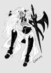  aion_(chrono_crusade) chrono_crusade greyscale highres monochrome 