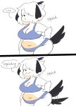  ... 2021 :3 :v anthro belly big_breasts black_ears black_tail blue_bra blue_clothing blue_panties blue_underwear bra breasts canid canine canis chubby_anthro chubby_female clothing comic digital_media_(artwork) domestic_dog english_text female floppy_ears fur hair hair_over_eye half-closed_eyes hand_on_hip hi_res mammal narrowed_eyes navel one_eye_obstructed onomatopoeia panties pink_belly puppychan puppychan48 shaded short_hair simple_background simple_shading smile solo sound_effects speech_bubble tail_motion tail_tuft tailwag text tuft underwear white_background white_body white_fur 
