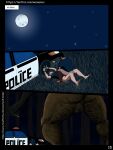  2021 absurd_res anthro balls bottomless butt canid canine car claws clothed clothing comic forest forest_background full_moon fur genitals group handpaw hi_res human male male/male mammal moon muscular muscular_male nature nature_background night night_sky nude paws plant police police_car police_officer police_uniform sex sharp_claws tree uniform vehicle were werecanid werecanine werewolf wevemos work_uniform 