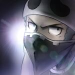  1boy bandana bandana_over_mouth blue_eyes blue_hair iwane_masaaki pokemon pokemon_(anime) pokemon_sm_(anime) team_skull tupp_(pokemon) 