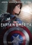  avengers_(series) bin1production brown_hair captain_america captain_america:_the_first_avenger captain_america_(cosplay) captain_america_(series) cosplay credits hagiwara_yukiho hair_ornament highres idolmaster kikuchi_makoto marvel marvel_cinematic_universe parody shield tagme taku1122 