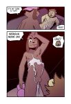  absurd_res anthro armpit_hair baseball_cap bodily_fluids body_hair brown_body brown_fur brown_hair canid canine canis clothing comic cum cum_covered cum_drip cum_in_ass cum_inside cum_on_face cum_on_penis dialogue domestic_dog dripping duo english_text erection felid foreskin fur furniture genital_fluids genitals hair hat headgear headwear hi_res holding_cap holding_clothing holding_headgear holding_headwear holding_object humanoid_genitalia humanoid_hands humanoid_penis lion low-angle_view lying male male/male mammal messy navel nipples nude on_back one_eye_closed pantherine partially_retracted_foreskin penis role_reversal smile sofa standing sweat text tolok tongue tongue_out yellow_body yellow_fur 