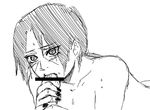  artist_request fellatio lowres male_focus monochrome multiple_boys naruto oral penis sharingan sucking uchiha_itachi white_background yaoi 