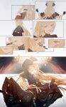  1girl applying_makeup black_nails breasts commission cosplay dancing dressing fingernails girls&#039;_frontline highres light_brown_eyes long_fingernails long_hair medium_breasts nyto_(girls&#039;_frontline) nyto_mercurows_(girls&#039;_frontline) nyto_mercurows_(girls&#039;_frontline)_(cosplay) open_mouth ppk_(girls&#039;_frontline) rabb_horn skeb_commission smile solo stage stage_lights undressing very_long_hair 