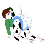  anthro butt canid canine canis dalmatian diaper domestic_dog imces male mammal solo 