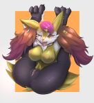 2021 absurd_res accessory amber_eyes anthro anus bent_spoon_position big_breasts big_butt biped black_body black_fur braixen breasts butt canid canine canis digital_drawing_(artwork) digital_media_(artwork) ear_piercing ear_ring fan_character female flexible fox fur genitals hair hair_accessory hi_res holding_legs holding_legs_up huge_breasts inner_ear_fluff legs_up mammal mary_(hipcat) multicolored_body multicolored_fur multicolored_hair nintendo nipples nude one_eye_closed open_mouth piercing pok&eacute;mon pok&eacute;mon_(species) pussy raised_leg sex shaded simple_background smile solo solo_focus spread_legs spreading thick_thighs tongue tongue_out tuft two_tone_body two_tone_fur two_tone_hair video_games white_body white_fur yellow_body yellow_fur zbernkastel 