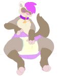  anthro bodily_fluids bottomwear clothing collar diaper domestic_ferret genital_fluids girly hardscales hi_res male mammal mustela mustelid musteline peeing skirt soggy_diaper solo true_musteline urine wet_diaper wetting 