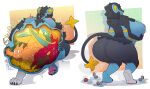  absurd_res after_vore ambiguous_gender ambiguous_prey anthro before_and_after belly big_belly big_breasts big_butt bodily_fluids breast_expansion breasts butt butt_expansion charizard digestion expansion female female_pred hi_res holding_breast huge_breasts huge_butt internal kadabra lapras luxray multiple_prey nintendo nipples oral_vore organs pok&eacute;ball pok&eacute;mon pok&eacute;mon_(species) rear_view rumbling_stomach scared scolipede stomach sweat trpcafterdark video_games vore 