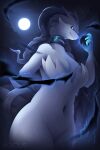  absurd_res agious anthro breasts female hi_res legendary_pok&eacute;mon nintendo pok&eacute;mon pok&eacute;mon_(species) reshiram solo video_games 