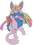  ansel_(celestial_wolf) bargglesnatch-x1 blush eeveelution espeon feral hi_res hybrid legendary_pok&eacute;mon lying male nintendo on_back pok&eacute;mon pok&eacute;mon_(species) solo video_games zacian 