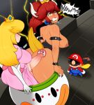  alternate_species alternate_version_at_source animal_humanoid armband armwear being_watched blonde_hair bodily_fluids bowser bowsette_meme bracelet breasts butt clenched_teeth clothed clothed_sex clothing collar crossgender crown cum cum_in_uterus cum_inside dress elbow_gloves erection female female_penetrated from_behind_position ftg_crossgender fti_crossgender genital_fluids genitals gloves group gynomorph gynomorph/female gynomorph_penetrating gynomorph_penetrating_female hair handwear hat headgear headwear hi_res horn humanoid humanoid_genitalia humanoid_penis humanoidized internal intersex intersex/female intersex_penetrating intersex_penetrating_female jewelry koopa_clown_car koopa_humanoid looking_at_another male mario mario_bros meme nintendo nipples penetration penile penile_penetration penis penis_in_pussy pink_clothing pink_dress princess_peach questionable_consent red_hair saliva scalie scalie_humanoid scocks4you sex spiked_armband spiked_bracelet spiked_collar spikes super_crown tears teeth text tongue tongue_out uterus vaginal vaginal_penetration video_games 