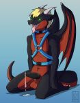  absurd_res dragon dripping erection harness hi_res hypnosis jace_x1gameguy2007 mind_control off showing_(disambiguation) sitting 