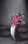  midnight_(banyex) monster no_humans original slime_(substance) snake tentacles 