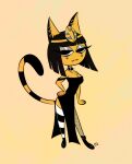  animal_crossing ankha_(animal_crossing) female goth nintendo solo themrock video_games 