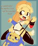  absurd_res accessory animal_crossing ankha_(animal_crossing) annoyed anthro backup4now bdsm_gear bedroom_eyes blue_hair blush bone canid canine canis clitoris clothing collar countershading cunnilingus domestic_dog dominant duo english_text facesitting felid female female/female flat_chested fur genitals gold_(metal) gold_jewelry hair hi_res isabelle_(animal_crossing) jewelry leash leash_pull legwear mammal narrowed_eyes nintendo nipples nude oral pawpads pussy seductive sex shih_tzu smile spiked_collar spikes spread_legs spreading stockings text toy_dog vaginal vein video_games yellow_body yellow_fur 