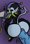  ahegao anal anal_penetration anthro big_butt big_dom_small_sub big_penis bodily_fluids butt cum cum_in_ass cum_inside deltarune demon dominant duo genital_fluids genitals hi_res huge_butt huge_penis human jevil_(deltarune) kris_(deltarune) looking_pleasured male male/male mammal penetration penis size_difference taillove_(artist) tongue tongue_out undertale undertale_(series) vein video_games 