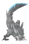  2022 ambiguous_gender brute_wyvern capcom digital_media_(artwork) feral glavenus hi_res machine mecha monster_hunter simple_background solo standing video_games white_background xezeno 