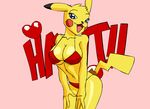  bikini cleavage furry gif pokemon pokemon_snap_xxx smile swimsuit 