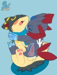  female hi_res male male/female nintendo pok&eacute;mon pok&eacute;mon_(species) synge syngie_(artist) video_games weavile 